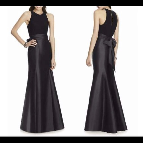 ALFRED SUNG Dresses & Skirts - Alfred Sung Black Bridesmaid Dress